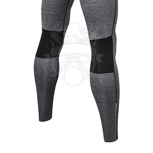 Leggings de compression MMA avec logo personnalisé pour hommes Collants d'entraînement en polyester pour la salle de sport et les arts martiaux - Product Image 6