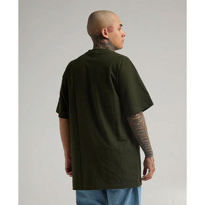 Homme 230GSM T-Shirts T-shirt personnalisé poids lourd à épaules tombantes T-shirts surdimensionnés en coton uni - Product Image 6