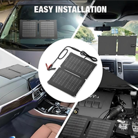 Chargeur flottant de maintien de batterie solaire Glory Solar, taille personnalisée, efficacité de 23%, camping-car, caravane, camion, moto, pelouse
