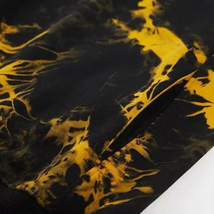 Sweat-shirts tie-dye lourds à logo personnalisé, nouveaux arrivages, basiques en coton mélangé, pull vintage tie-dye pour hommes - Product Image 4