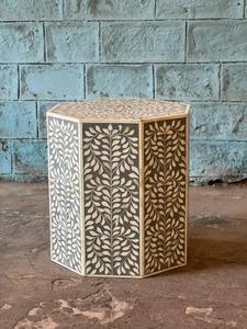 Tabouret console moderne en incrustation d'os pour le restaurant à domicile à forte demande dans la chambre à coucher pour le salon Fabricant de gros - Product Image 2