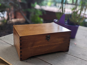 Wooden <b>Box</b> Creations Unique Handmade Storage Vintage Chest Elegant Keepsake Rustic by crescent crafts - Product Image 3