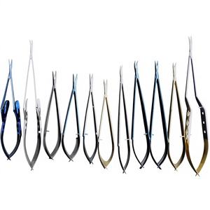 กรรไกรไมโครสำหรับศัลยกรรมประสาท คามิยามะ ด้ามจับแบบดาบปลายแหลม คุณภาพเยอรมัน A+ ผลิตโดย ECHELON SURGICALS - Product Image 1