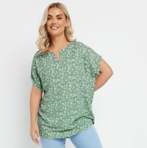 Camiseta de algodón personalizada Floral de tendencia caliente para mujeres de talla grande estilo casual de alta calidad OEM/ODM calidad al por mayor Bangladesh - Product Image 1