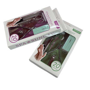 Salon professionnel manucure pédicure ensemble de soins en acier inoxydable cuticule pince à ongles garniture pince Cutter et saphir fichier en boîte - Product Image 3