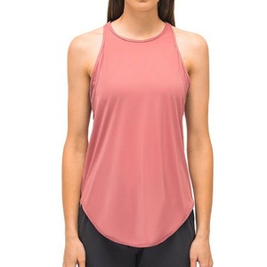 เสื้อกล้ามสตรีแขนกุดผ้าคอตตอน/โพลีเอสเตอร์แขนกุดแห้งเร็ว - Product Image 1