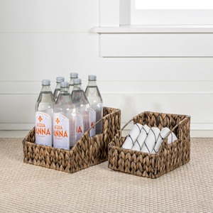 Ensemble de boîtes décoratives en jacinthe d'eau, boîte de rangement artisanale, écologique, naturelle, décoration intérieure et extérieure, vente en gros du Vietnam - Product Image 2