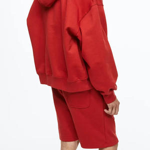 Short de sport personnalisé de style High Street avec long cordon de serrage Short de sueur vierge en coton polaire de la plus haute qualité - Product Image 4