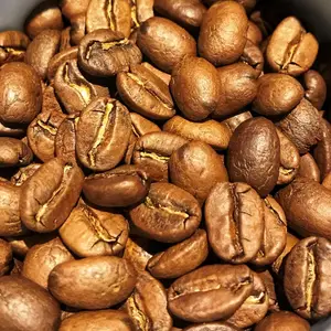 Kaliteli kavrulmuş Robusta kahve çekirdekleri-bütün fasulye kahve-ucuz toplu fiyat-HANCOFFEE-500Gr/çanta-OEM/ODM