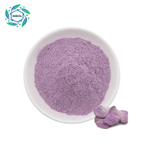 Poudre d'igname violette biologique en emballage personnalisé, Poudre d'igname violette instantanée, Poudre d'ube violette