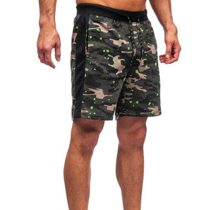 Short de gym 100% coton pour hommes High Street Basic Summer Solid Color Fitness Cargo Pants Quality OEM Lace Customizable Size Best - Product Image 2