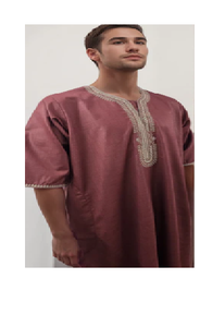 Hombre Thobe islámico hombres ropa bata Jubbah Dubai Abaya islámico marroquí elegante pecho bordado Jubbah Thobe - Product Image 4