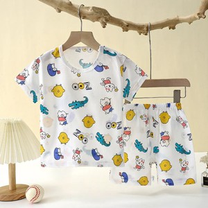 Camisetas de Punto Casuales para Niños al por Mayor, de Alta Calidad, con Logotipo Personalizado, Holgadas, Cómodas, de Manga Corta, Cuello Redondo, 100% Algodón - Product Image 4