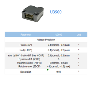 U3500 MEMS hiệu suất cao IMU | Đơn vị đo quán tính 6doof/9doof với độ chính xác thái độ 0.1 ° - Product Image 2
