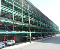Structure de stationnement multi-niveaux personnalisée avec cadre en acier pour les garages de stationnement verticaux urbains modernes