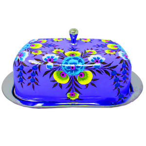 Elegant Handmade <b>Stainless</b> <b>Steel</b> Butter Dish with Antique Detailing Durable Design Eco-friendly Carton Packing - Product Image 6