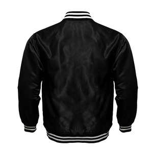 Chaquetas Bomber Satinadas Delgadas para Hombre, Logotipo Personalizado al por Mayor, Alta Calidad 2025, Transpirables, Precio Razonable, OEM - Product Image 5