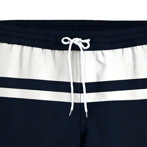 <b>Mens</b> Quick Dry Board Shorts Lightweight Swimming Shorts Elastic Waist Drawstring Mesh Lining Beach Swim <b>Trunks</b> Summer Wear Navy - Product Image 5
