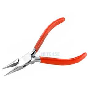 Alicates de punta de cadena de línea delgada profesional con logotipo personalizado OEM, herramientas de fabricación de joyas de 120MM para envolver Alambre de abalorios, manualidades DIY - Product Image 1