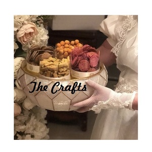 Tazón de Chocolate de Hierro Pulido Color Azul con Base de Madera, Tazón de Metal de Alta Calidad para Servir Postres, Personalizable para Bodas, Buenos Precios - Product Image 3