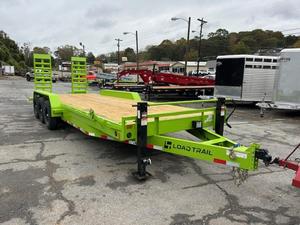 รถพ่วงบรรทุกแบบแบน 83x24 21K รุ่นใหม่ สำหรับงานหนัก แบบเพลาคู่ ระดับพื้นต่ำ สำหรับขนย้ายรถยนต์และเครื่องจักรก่อสร้าง - Product Image 2