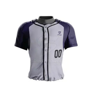 Uniforme de béisbol de calidad Premium DE ALTO fabricante 100% poliéster secado rápido personalizable hombres adultos deportes al aire libre conjuntos - Product Image 4
