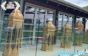 Lámparas Marroquíes Metálicas para Bodas Árabes y Faroles Coloridos para Decoración Mehndi, Tamaño Personalizado, Lámparas Marroquíes Ligeras y Coloridas del Reino Unido - Product Image 2