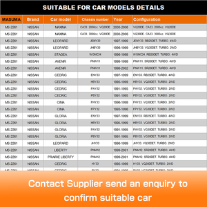 Fabricante de pastillas de freno delanteras y traseras MASUMA, precio razonable, 41060-0P690 para NISSAN UY33 - Product Image 3