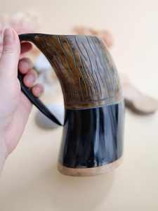 Taza de cuerno vikingo para beber para restaurantes, hoteles, bares, tasa razonable, taza de cuerno de búfalo a la moda - Product Image 2