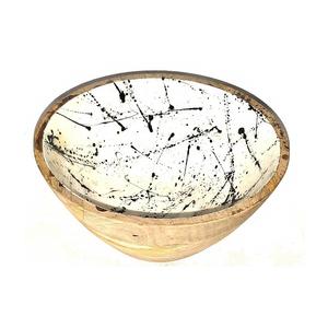 Cuencos de madera, cuenco de nuevo diseño para decoración de mesa, precio al por mayor, cuenco para mezclar ensaladas de frutas, trabajo impreso Digital - Product Image 6