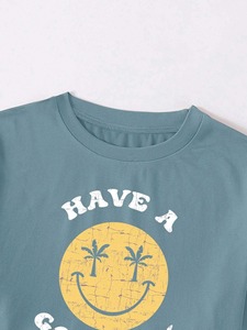 Camiseta de algodón y poliéster para mujer, prenda de vestir, con logotipo personalizado y cuello redondo, a precio de venta al por mayor, OEM - Product Image 4