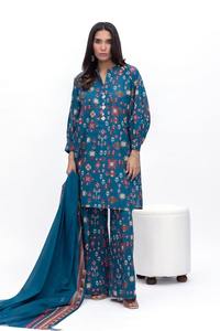 Conjunto Salwar Kameez de Color sólido para mujer, vestido informal de césped transpirable de secado rápido, ropa femenina tradicional, estilo indio pakistaní - Product Image 3