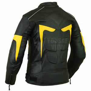 2025 moto cuir veste dos soutien moto Auto course porter hommes quantité personnalisé corps OEM moto veste - Product Image 4