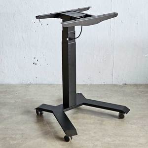 Ergonomic Single-Column 3-Joint <b>Adjustable</b> Height <b>Table</b> <b>Leg</b> ERD-1110 Industrial Design Style - Product Image 2