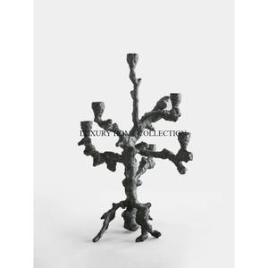 Tendance bambou bois Table décor bougeoirs ensemble de 3 tailles différentes maison mariage et événements Table décoration bougeoirs - Product Image 6