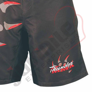 Pantalones Cortos Deportivos de Poliéster Sublimado MMA de la Mejor Calidad, Cintura Elástica, Sólidos, Ligeros, Transpirables, Nueva Llegada - Product Image 4