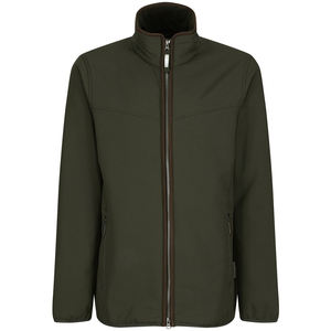 Veste Softshell pour homme sur mesure de haute qualité, prix de gros, bordure contrastée, col montant, veste de sport décontractée, vestes Softshell - Product Image 4