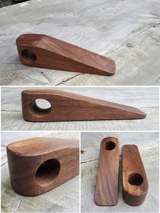 Cunilla de puerta de madera de diseño minimalista, duradera, para entrada interior, decoración del hogar, montaje en suelo, forma irregular, para todas las estaciones - Product Image 4