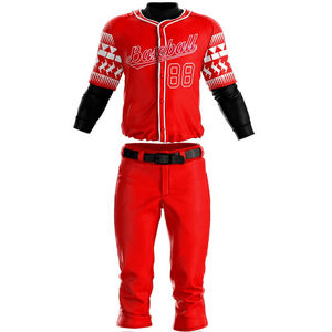 Uniforme de Béisbol Ligero de Alta Calidad para Equipo 2026, Impresión de Logotipo Personalizado, Transpirable, de Secado Rápido, Tallas Grandes, Ropa Deportiva Multicolor - Product Image 6