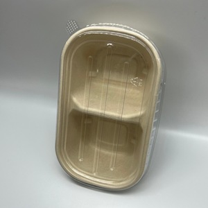 Boîte de papier Kraft à emporter de restauration rapide emballage de restauration rapide forme carrée finition mate gaufrage stratification mate pour salades de nouilles - Product Image 4