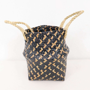 Handmade weaving sea grass <b>basket</b> wholesale direct cost natural seagrass <b>straw</b> storage <b>baskets</b> - Product Image 1