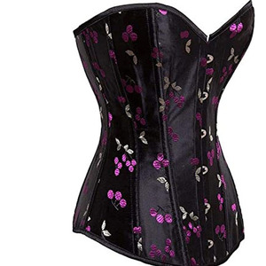 Venta caliente con corsé de satén de mujer de color personalizado/contraste con corsé de satén de precio barato competitivo personalizado de calidad superior - Product Image 3