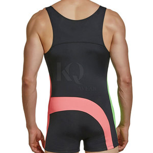 Wrestling <b>Singlets</b> <b>for</b> <b>Men</b> Gym Training Practice Matches Competition Comfortable Durable Casual Knitted Lightweight Quick-Dry - Product Image 2