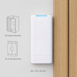Lector de Tarjetas de Control de Acceso Inteligente Multitecnología IP65 Resistente al Agua con Wiegand, OSDP y RS485 Encriptado - Product Image 6