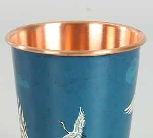 Matériau en PC de haute qualité en verre et métal cuivré imprimé personnalisé pour hôtel, restaurant et restauration à domicile pour une consommation quotidienne - Product Image 2
