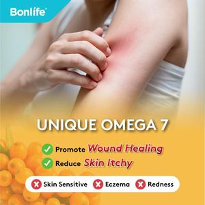 Aceite de espino amarillo a base de plantas 500mg Cápsulas blandas 60 Cápsulas Omega 3 6 7 9 Suplemento lipídico para el soporte de la piel y la glucosa - Product Image 2