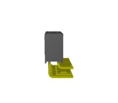 Connecteur de prise PCB SQT‑107‑01‑F‑D‑RA, 14 positions, 2 rangées, pas de 2,0 mm, composant carte-à-carte à angle droit, conforme RoHS - Product Image 4