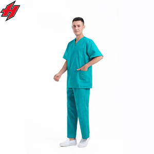 Vêtements de travail pour infirmières à logo personnalisé pour femmes, très vendus, anti-rides, chirurgicaux, dessinés à la main, en gros, uniformes d'hôpital, tenue de médecin - Product Image 3