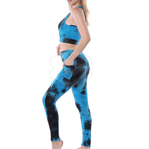 Conjunto de Yoga sin costuras de alta calidad para mujer, superventas, conjunto de Yoga hecho de poliéster Spandex para mujer - Product Image 2
