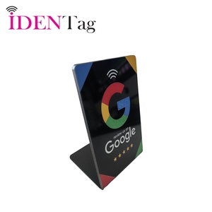 Acrílico <span class=keywords><strong>Google</strong></span> Review NFC Soporte <span class=keywords><strong>de</strong></span> mesa Pantalla Código Qr 13,56 MHz para menú <span class=keywords><strong>de</strong></span> restaurante Tarjeta <span class=keywords><strong>de</strong></span> revisión NFC - Product Image 6